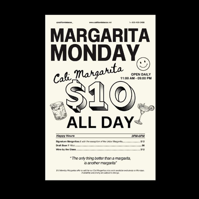 Weekday Happy Hour Specials